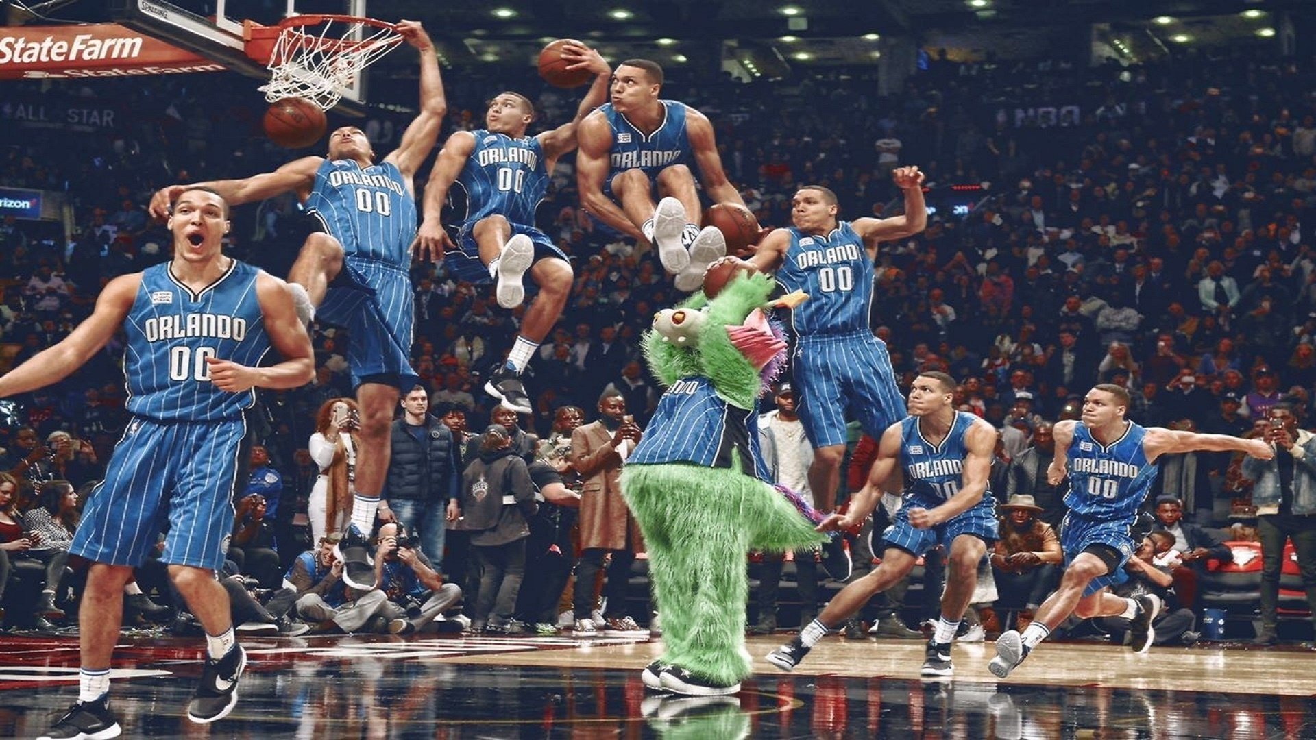 NBA全明星赛星光熠熠，新生代球员闪耀赛场